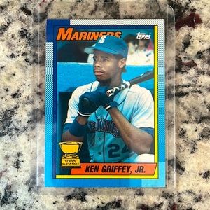 1990 Super Ultra Rare Topps Ken Griffey Jr. Rookie Year card with ERROR! 🤭🤫😮